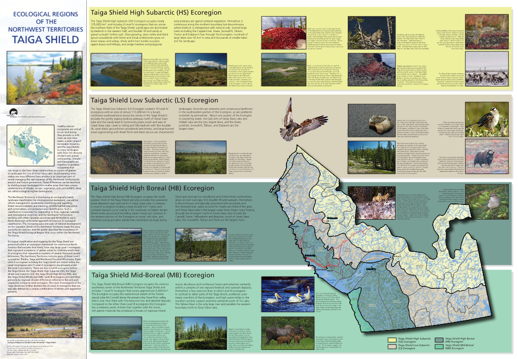 (Hs) Ecoregion Taiga Shield Low Subarctic