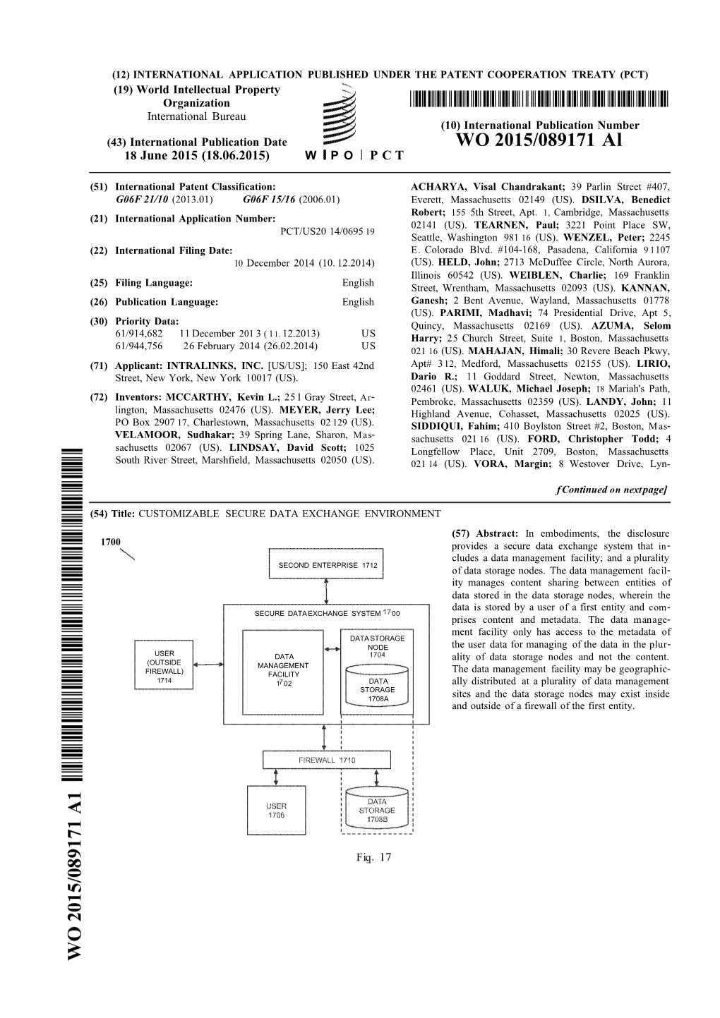 WO 2015/089171 Al 18 June 2015 (18.06.2015) W P O P C T