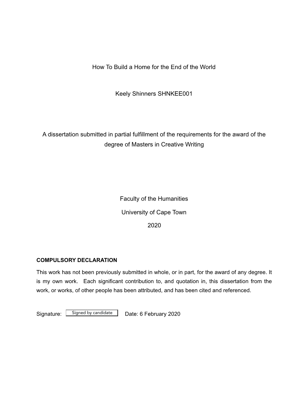 Thesis Hum 2020 Shinners Keely.Pdf