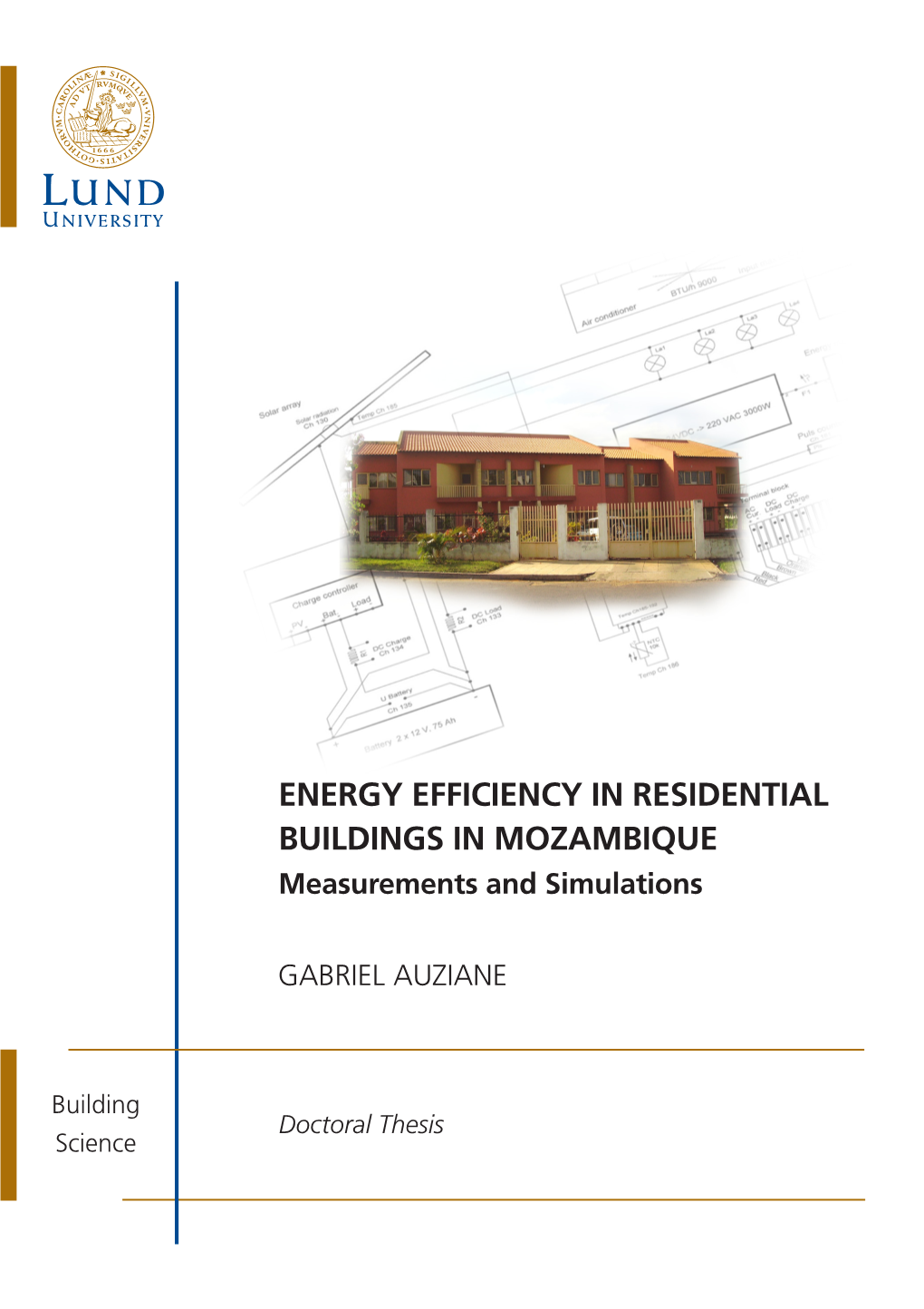 ENERGY EFFICIENCY in RESIDENTIAL BUILDINGS in MOZAMBIQUE Measurements and Simulations