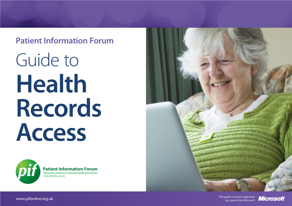 Guide to Health Records Access
