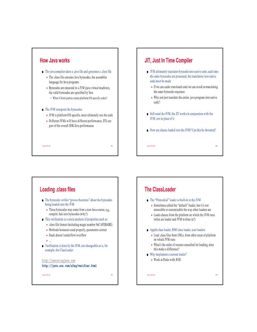 How Java Works JIT, Just in Time Compiler Loading .Class Files The