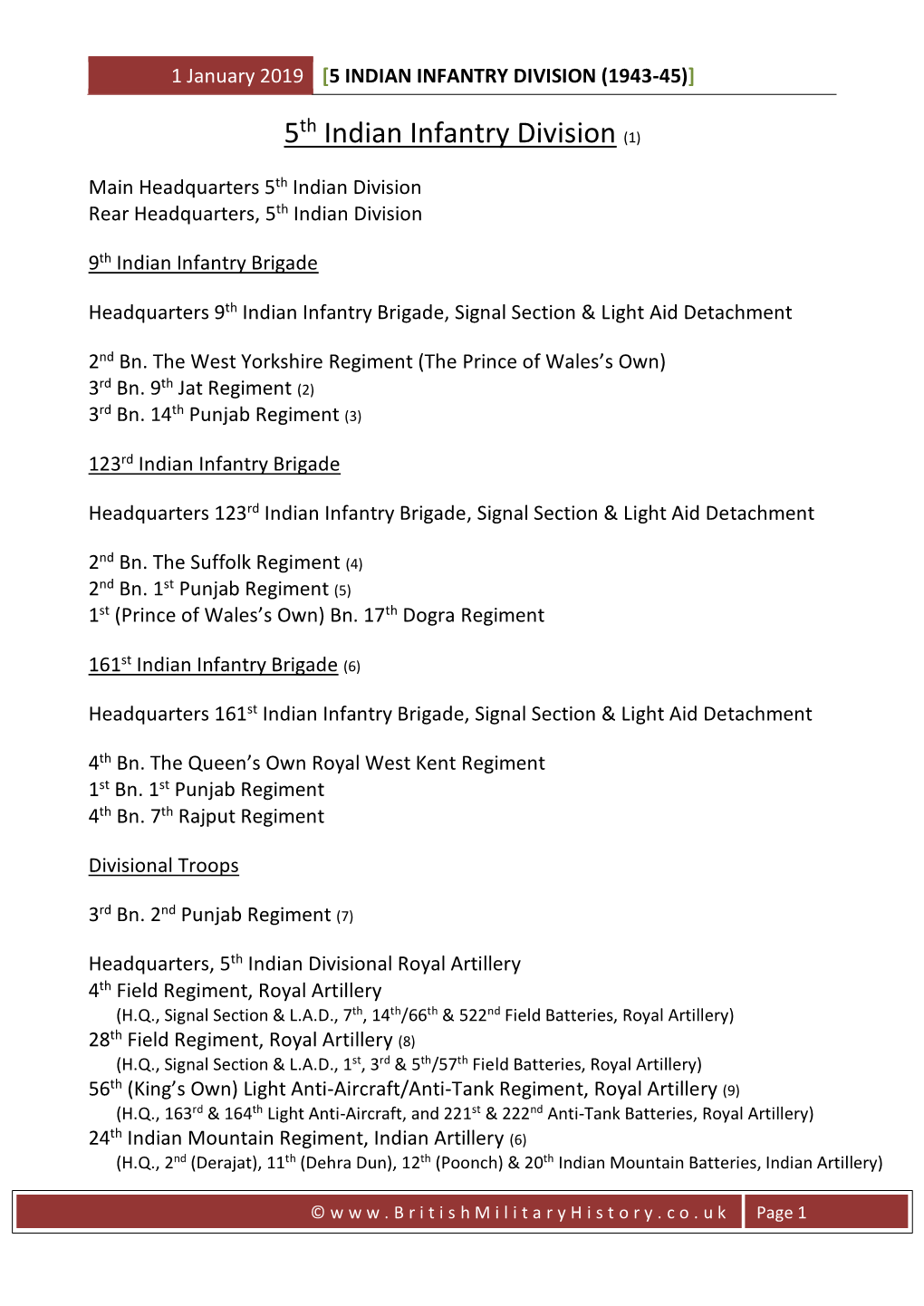 5 Indian Infantry Division (1943-45)]