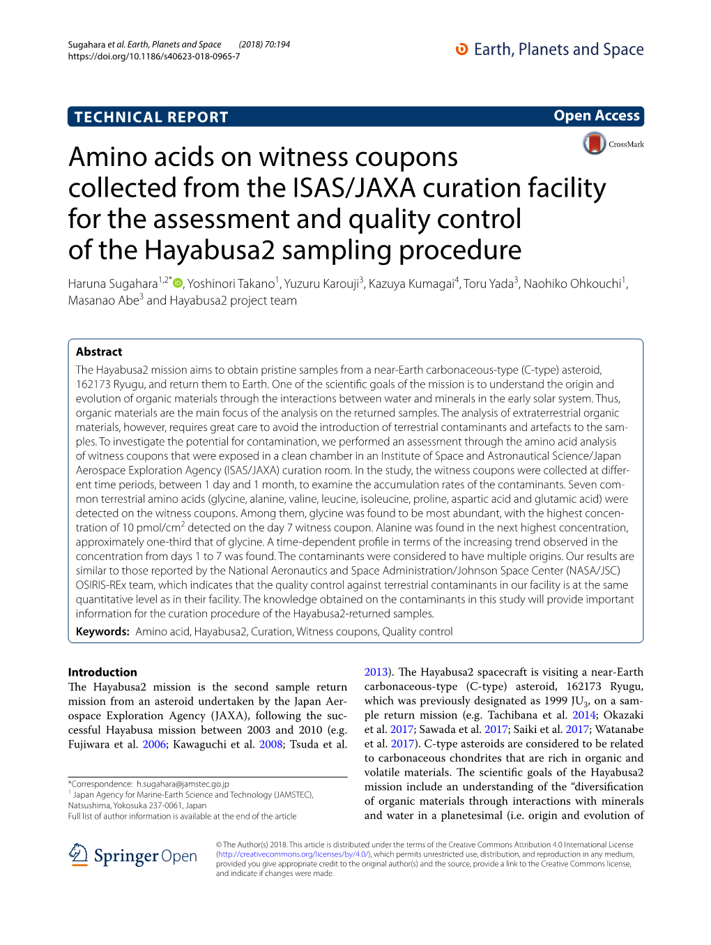 Amino Acids on Witness Coupons Collected from the ISAS/JAXA Curation Facility for the Assessment and Quality Control of the Haya