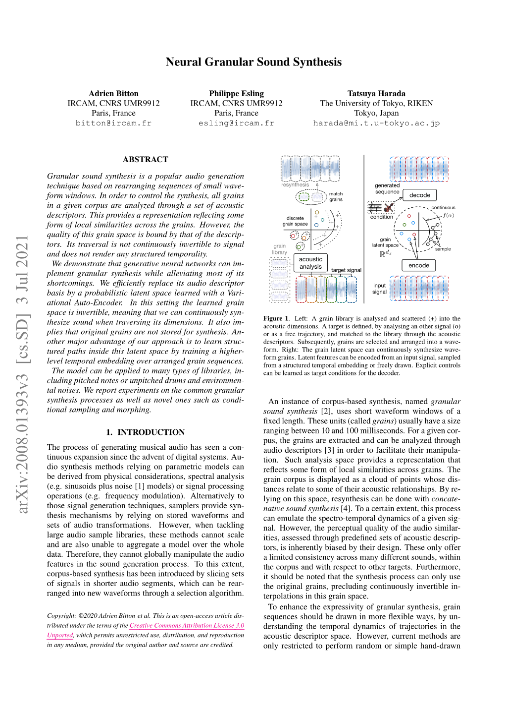 Neural Granular Sound Synthesis