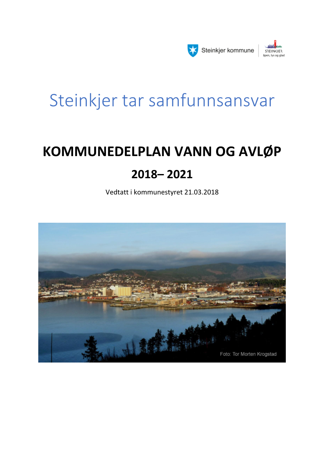 Kommunedelplan Vann Og Avløp 2018-2021 Side 1 Av 6