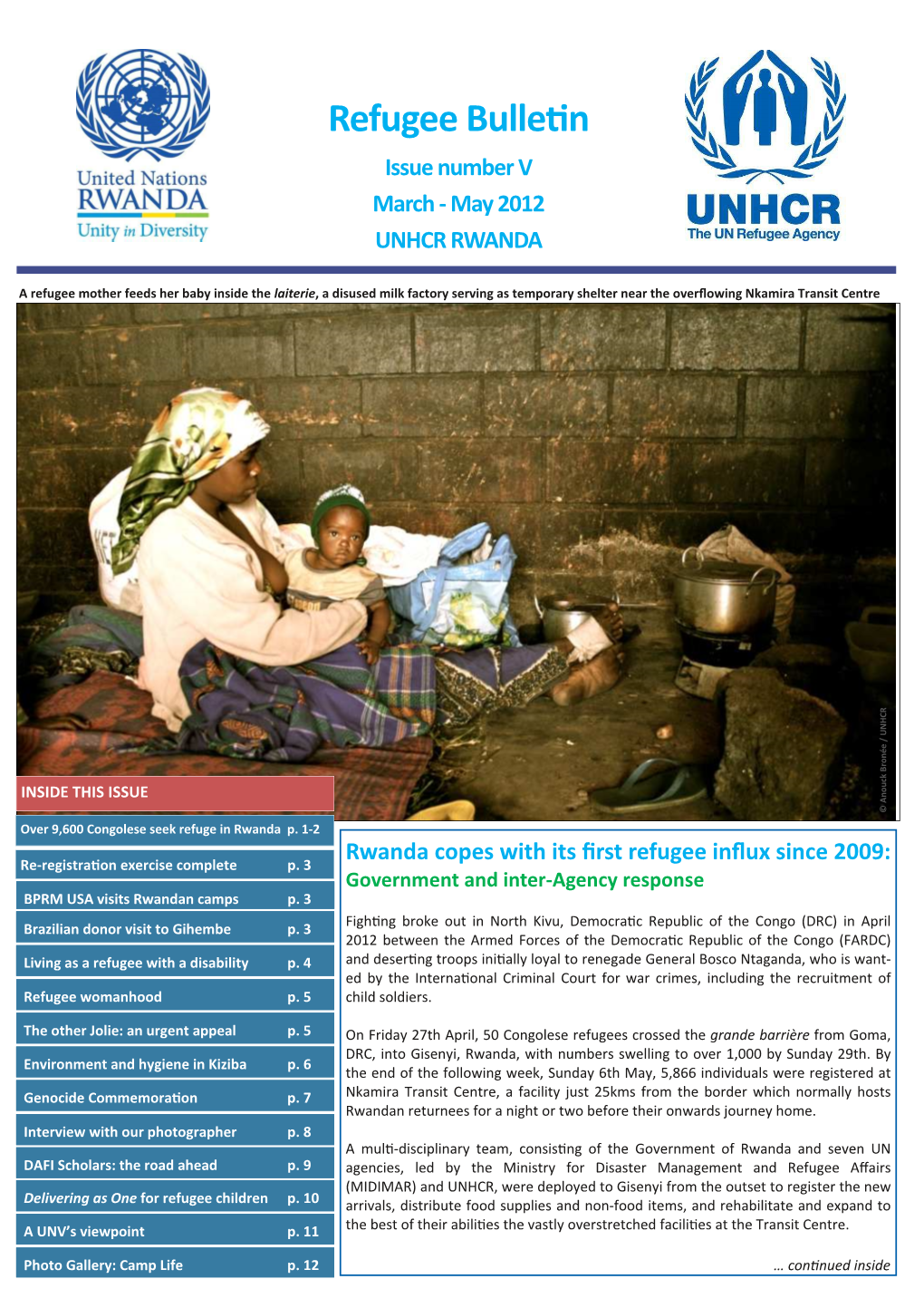 UNHCR Rwanda Refugee Bulletin Issue No. 5