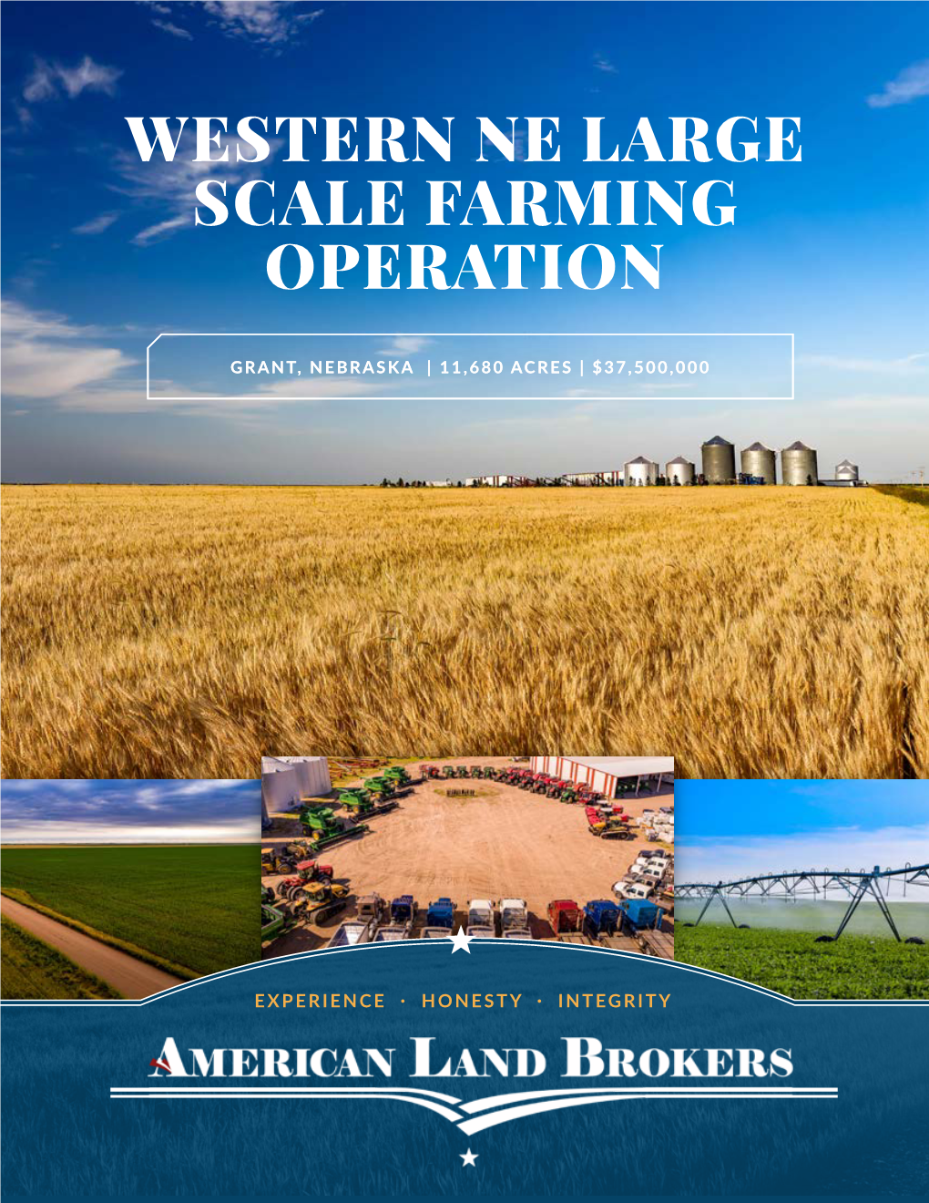 Western Ne Large Scale Farming Operation