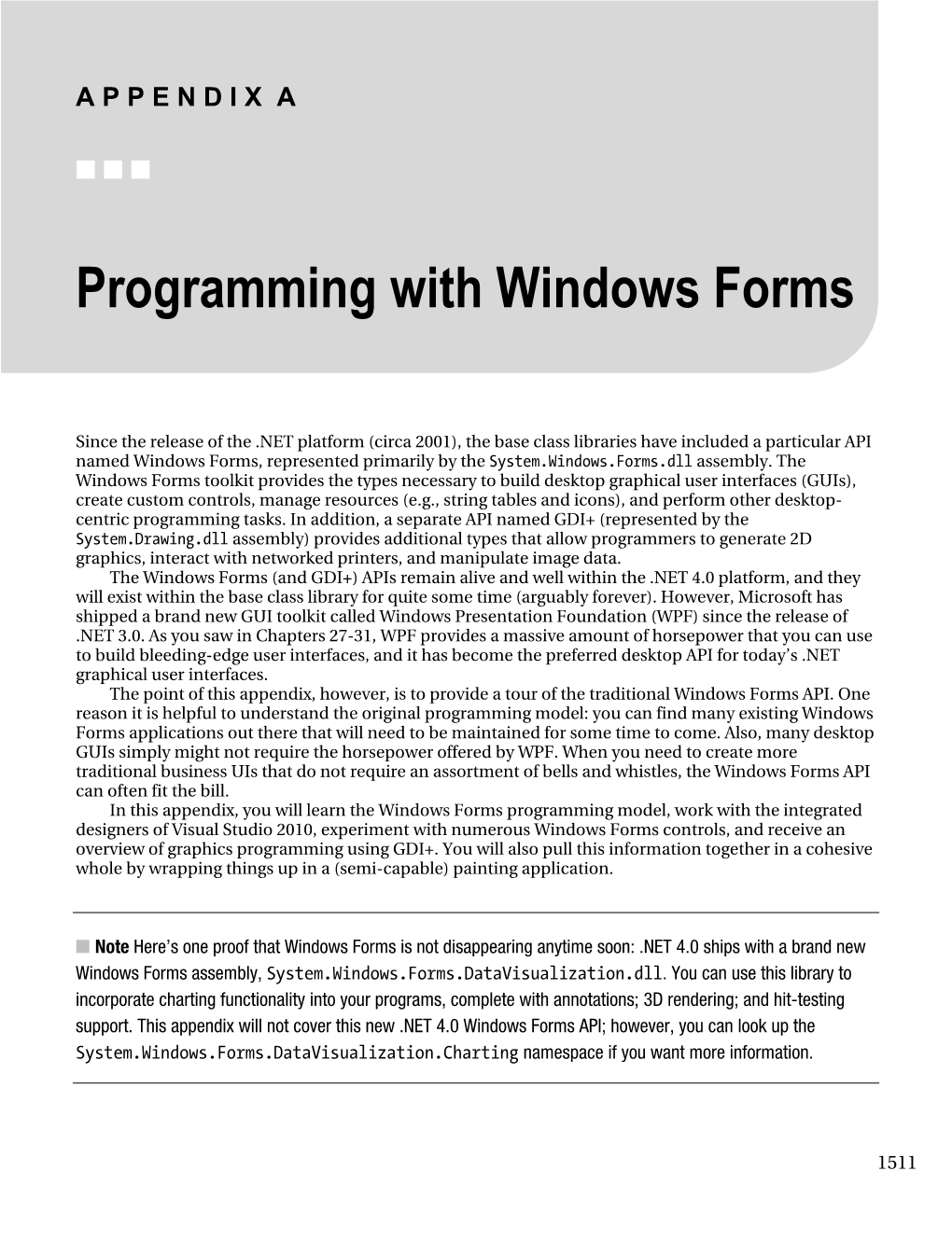 Programming with Windows Forms