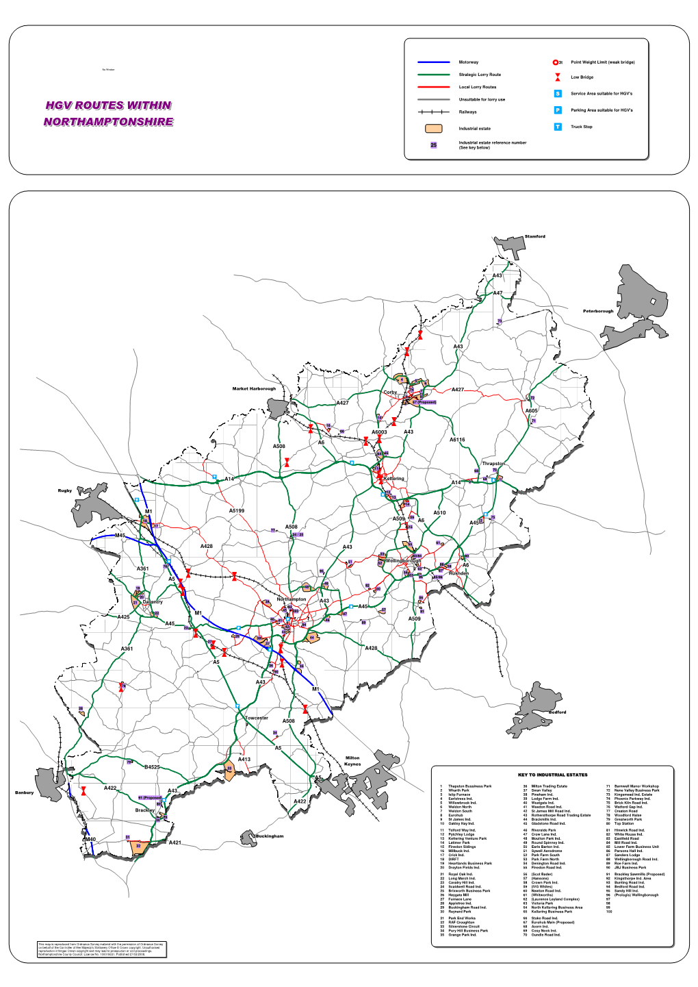 Strategic Lorry Route Low Bridge