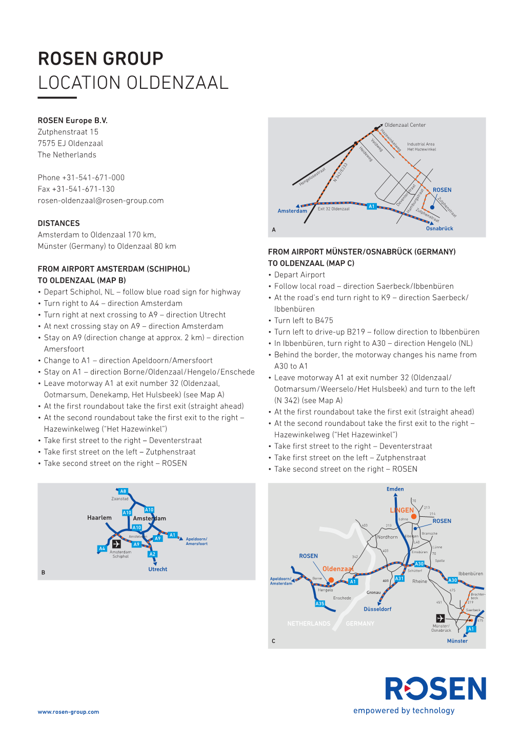 Rosen Group Location Oldenzaal