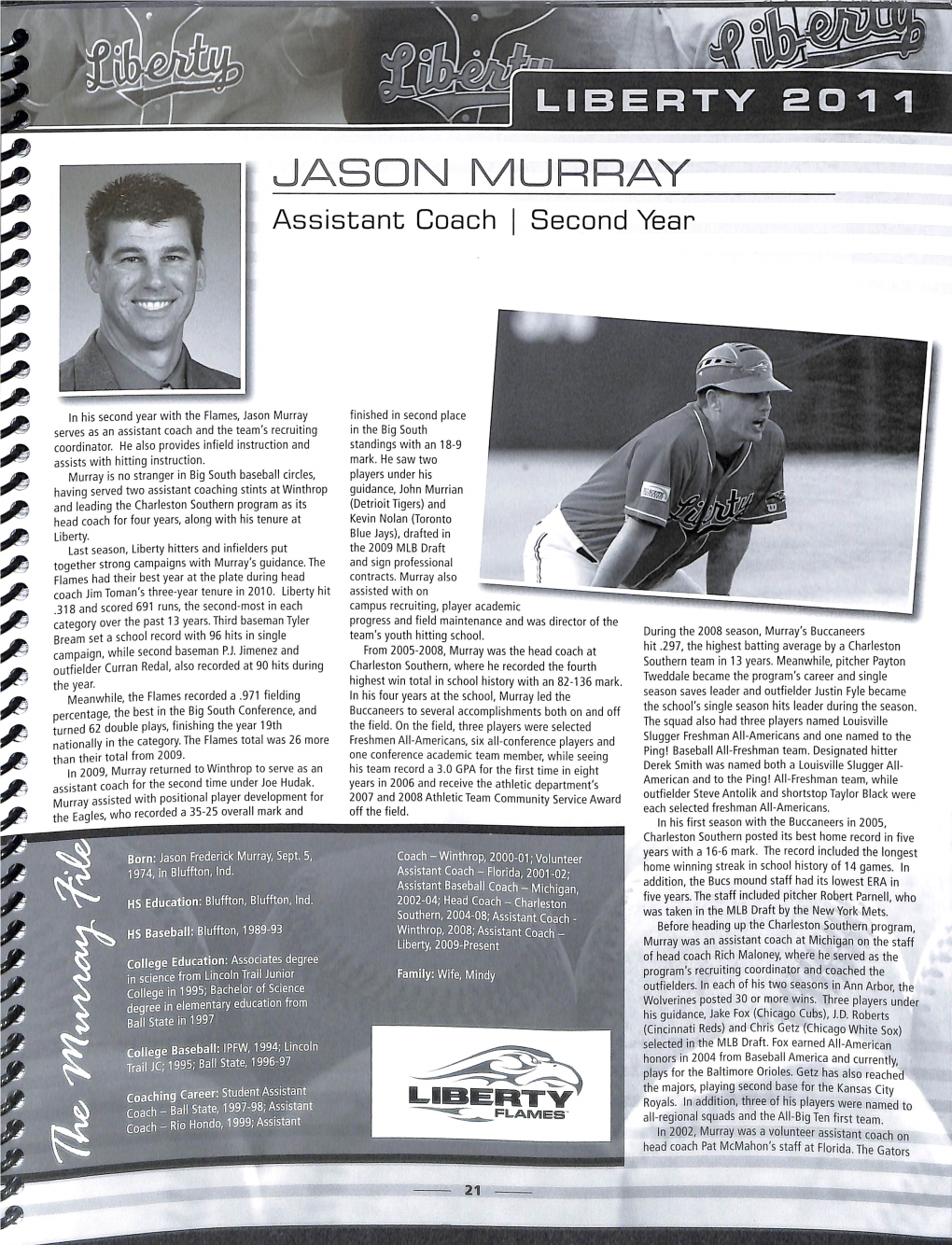 JASON MURRAY Assistant Coach I Second Year