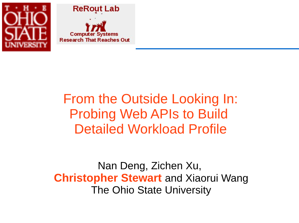 Probing Web Apis to Build Detailed Workload Profile