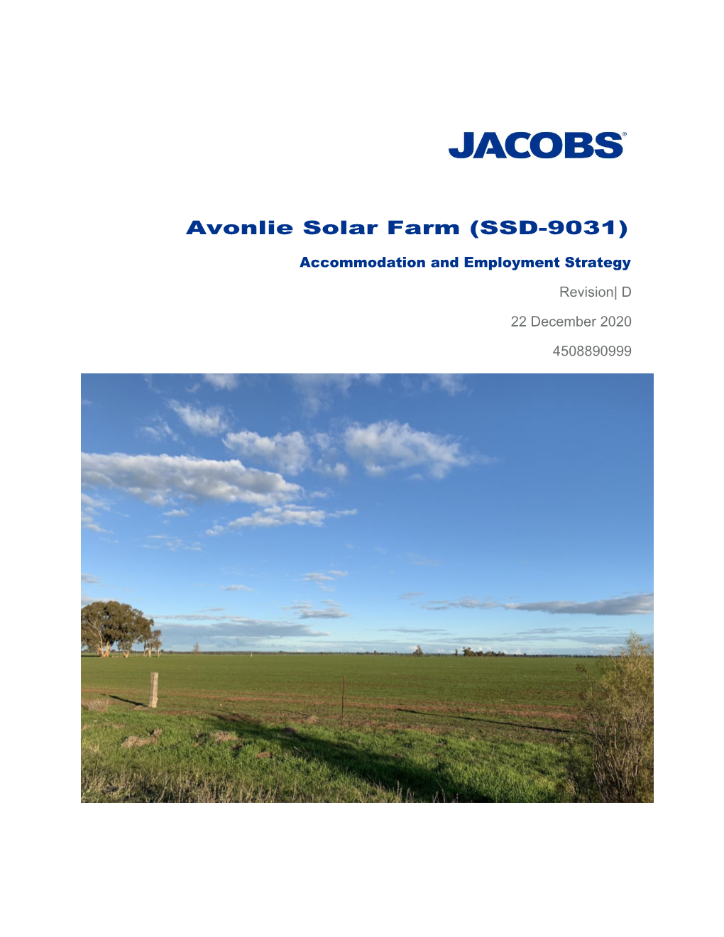 Avonlie Solar Farm (SSD-9031)