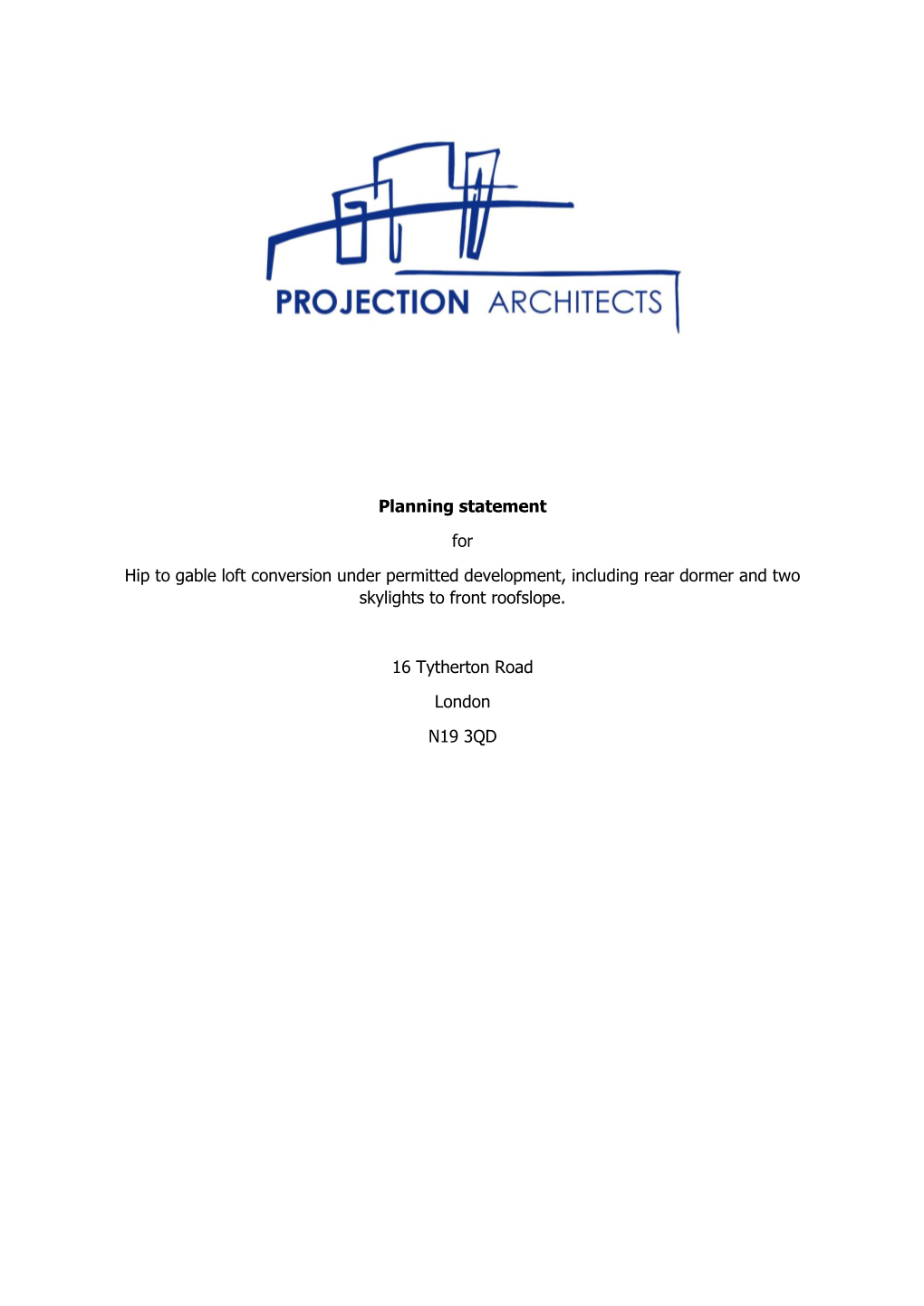 Planning Statement for Hip to Gable Loft Conversion Under Permitted