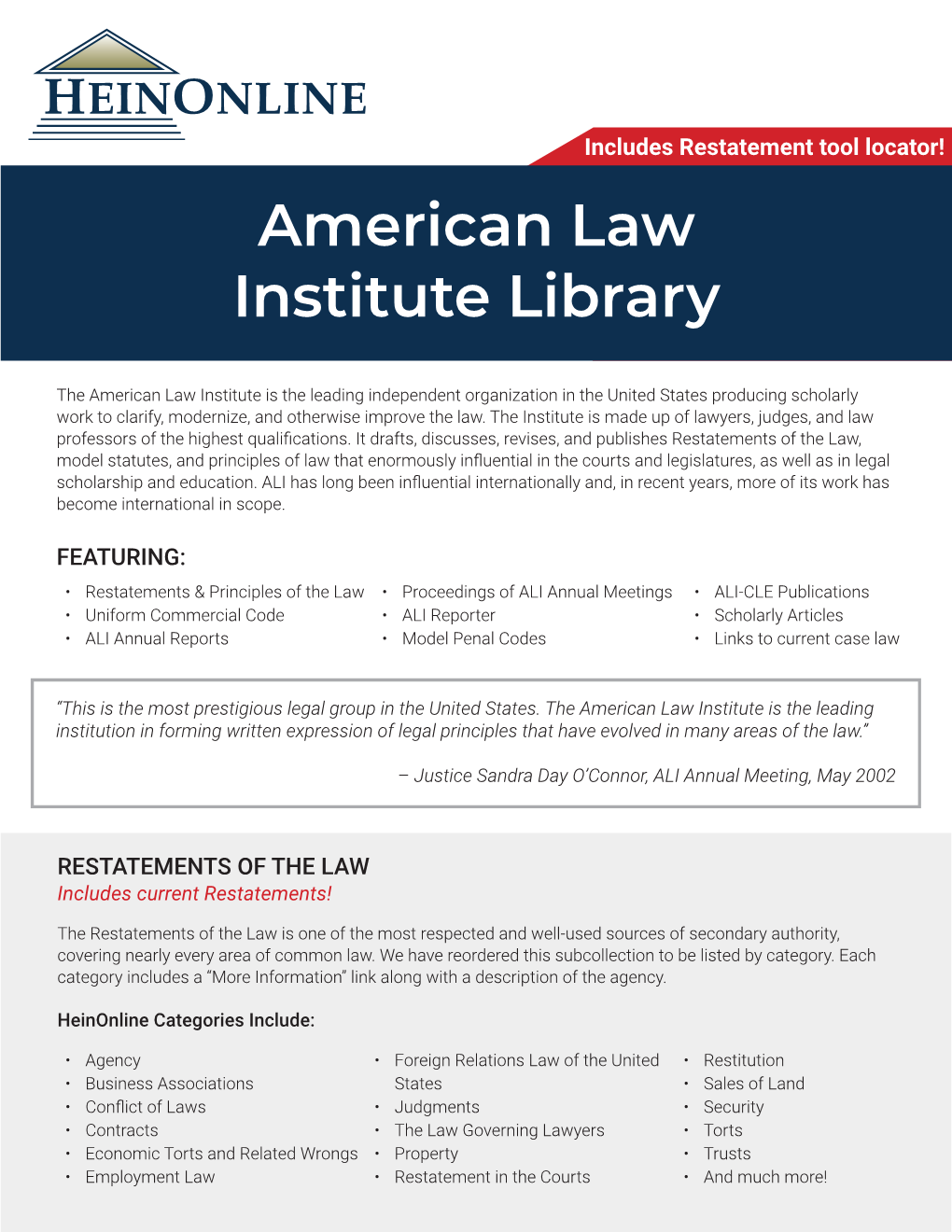 American Law Institute Library