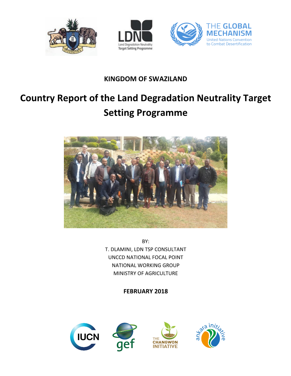 Country Report of the Land Degradation Neutrality Target Setting Programme