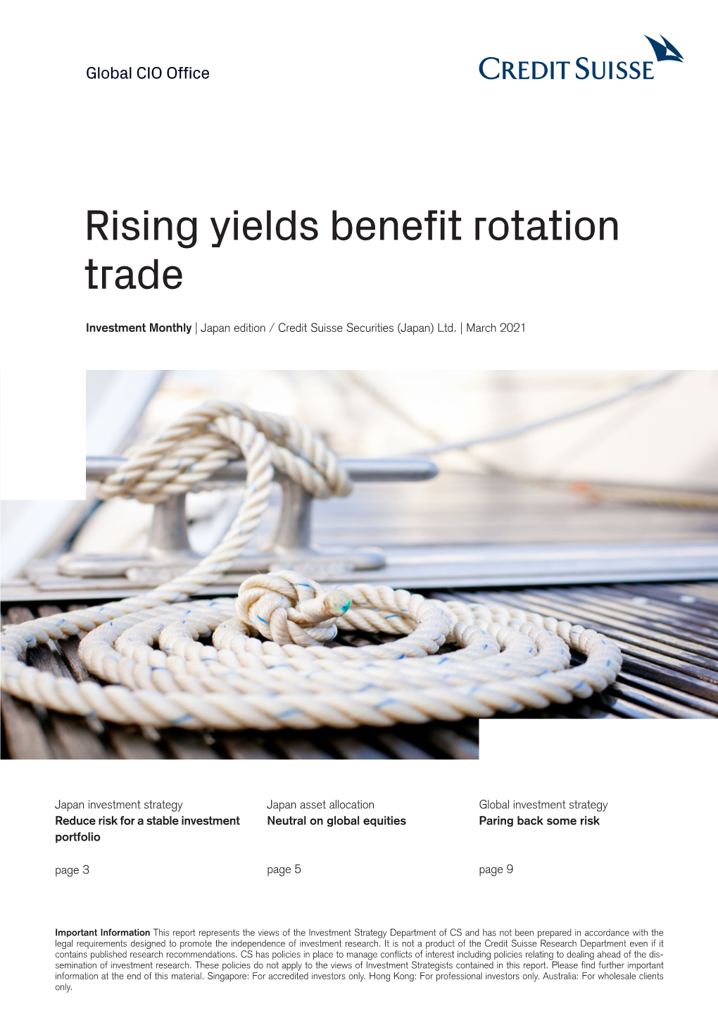 Rising Yields Benefit Rotation Trade