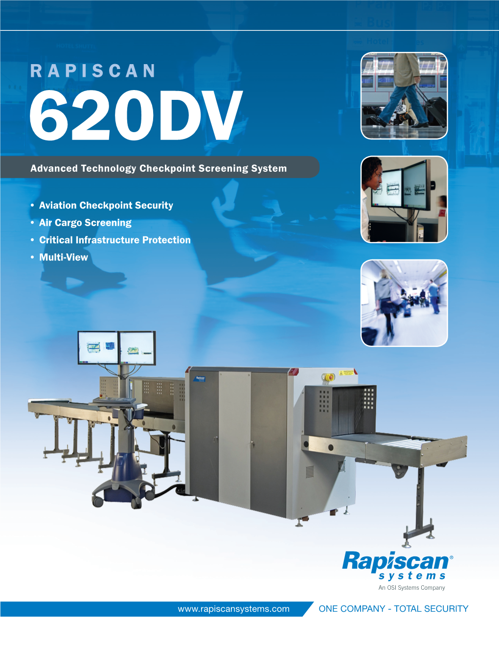 RAPISCAN 620DV Advanced Technology Checkpoint Screening System