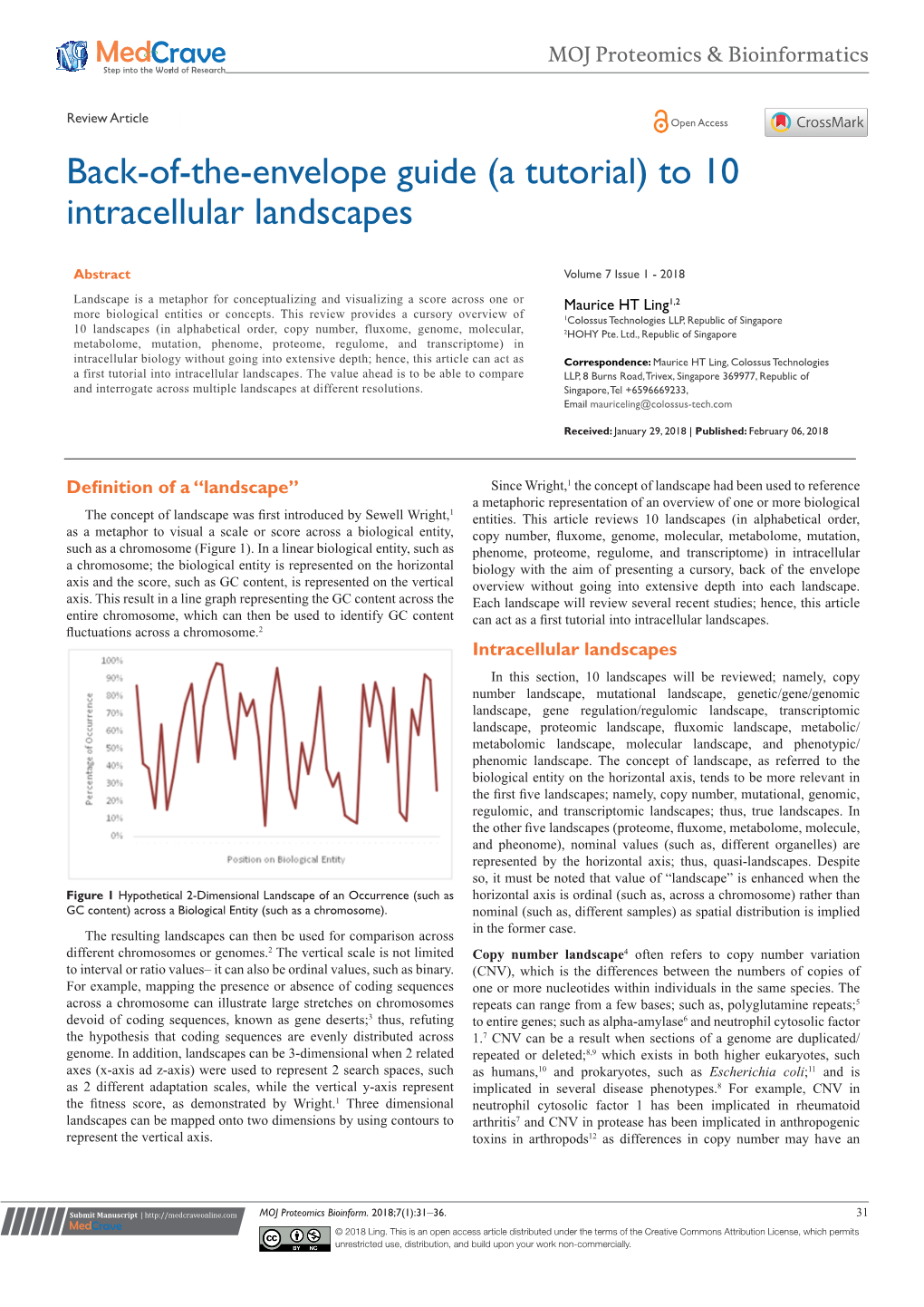 Back-Of-The-Envelope Guide (A Tutorial) to 10 Intracellular Landscapes