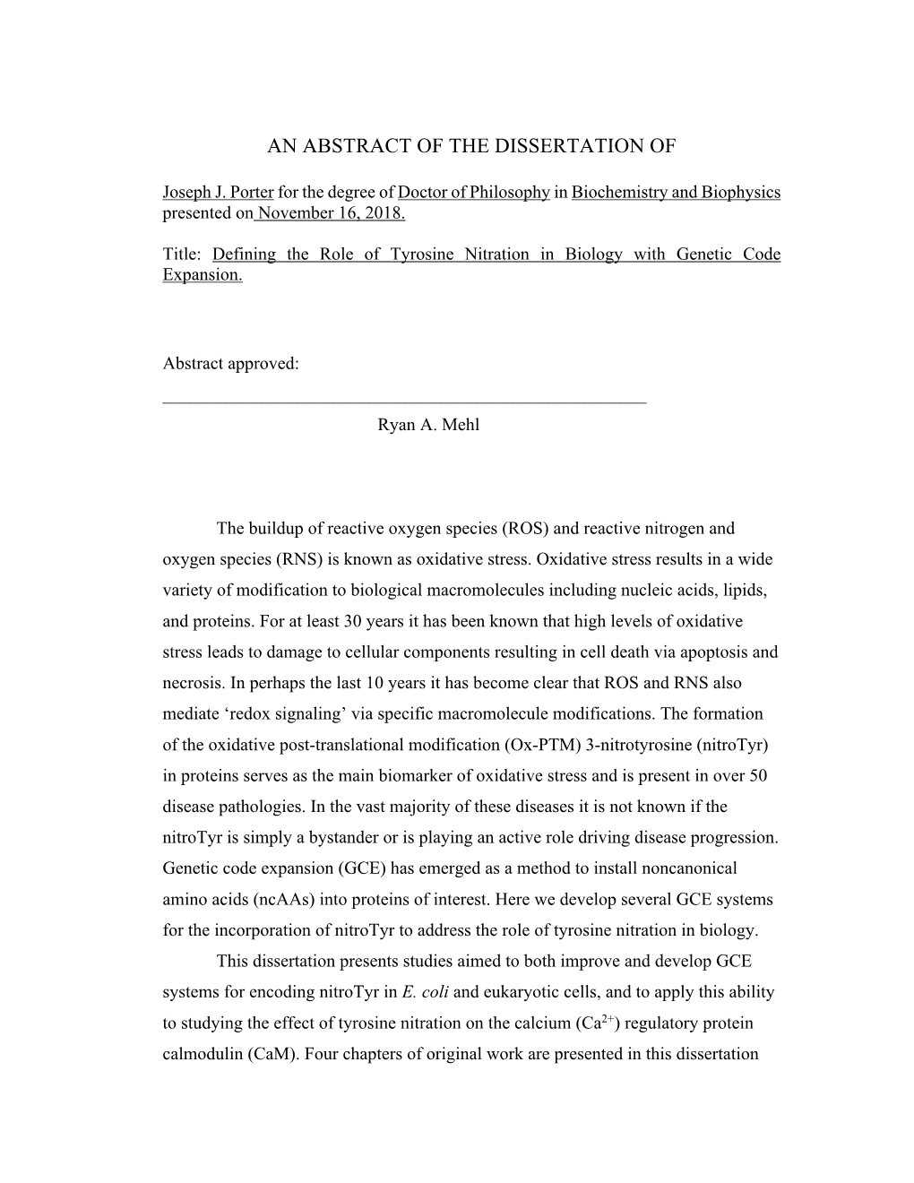 Defining the Role of Tyrosine Nitration in Biology with Genetic Code Expansion