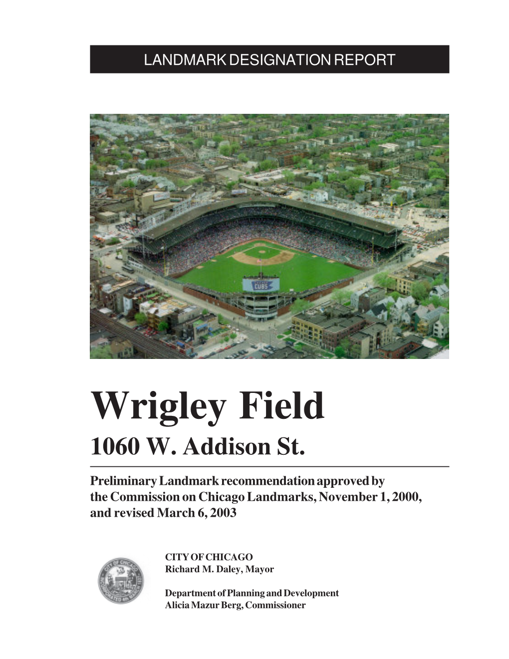 Wrigley Field 1060 W