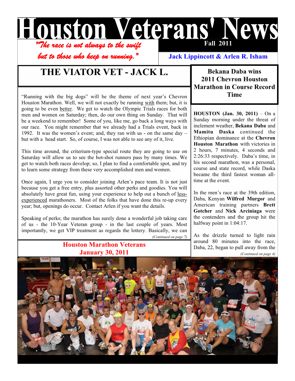 2011 Veterans News Fall