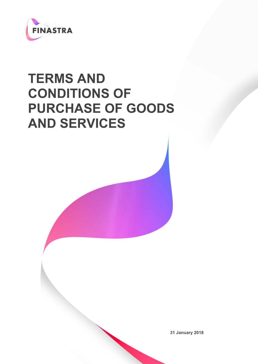 Terms and Conditions of Purchase of Goods and Services