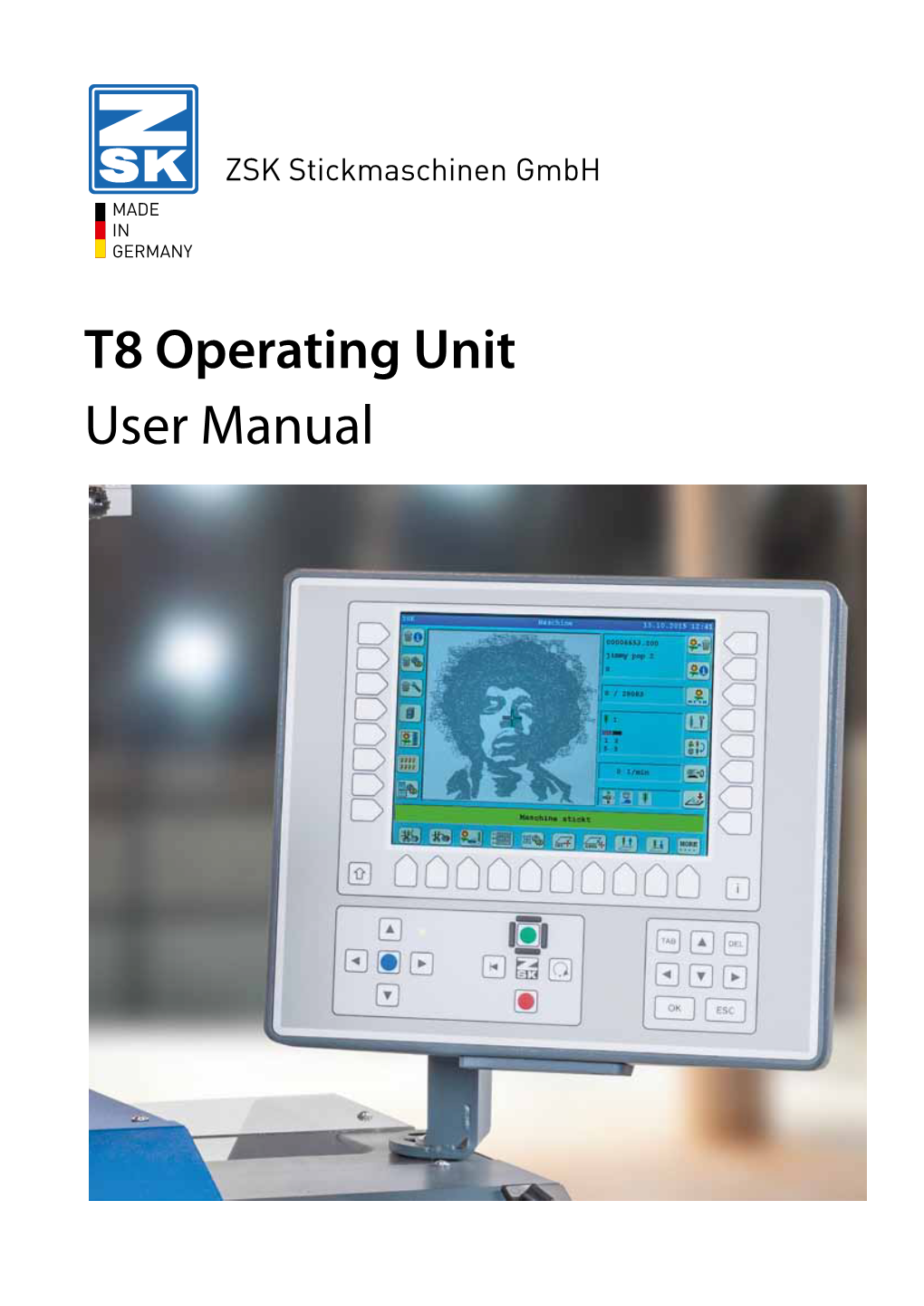 T8 Operating Unit User Manual Inhalt General Settings Reset