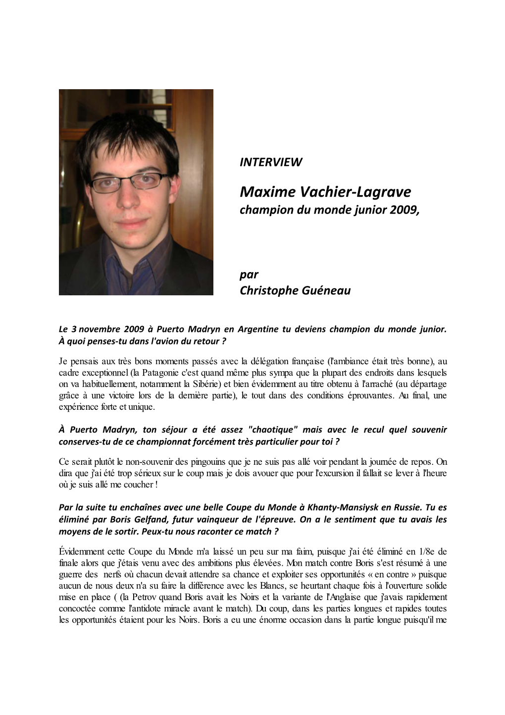 Maxime Vachier-Lagrave