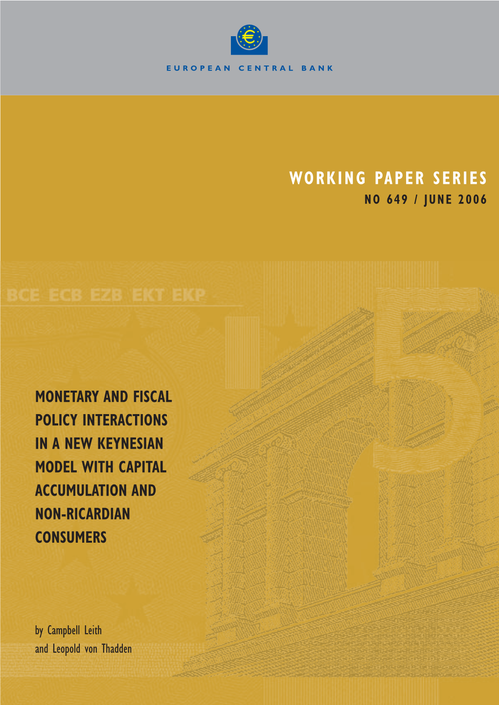 Monetary and Fiscal Policy Interactions in a New Keynesian Model with Capital Accumulation and Non-Ricardian Consumers