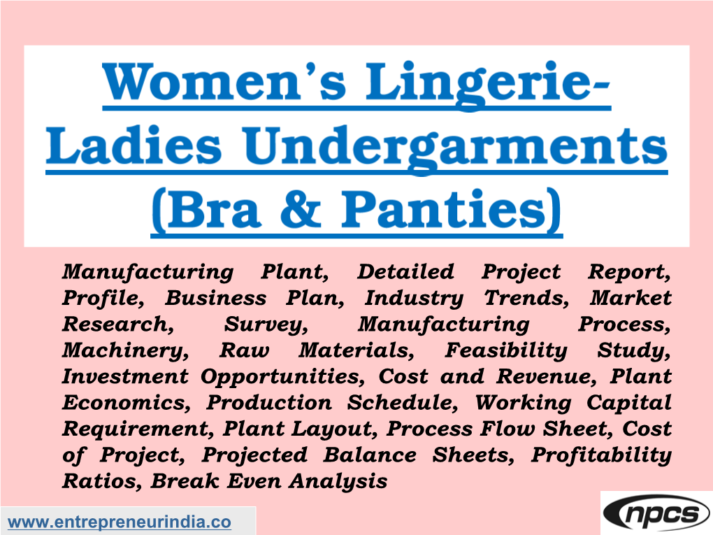 Women's Lingerie-Ladies Undergarments (Bra & Panties)