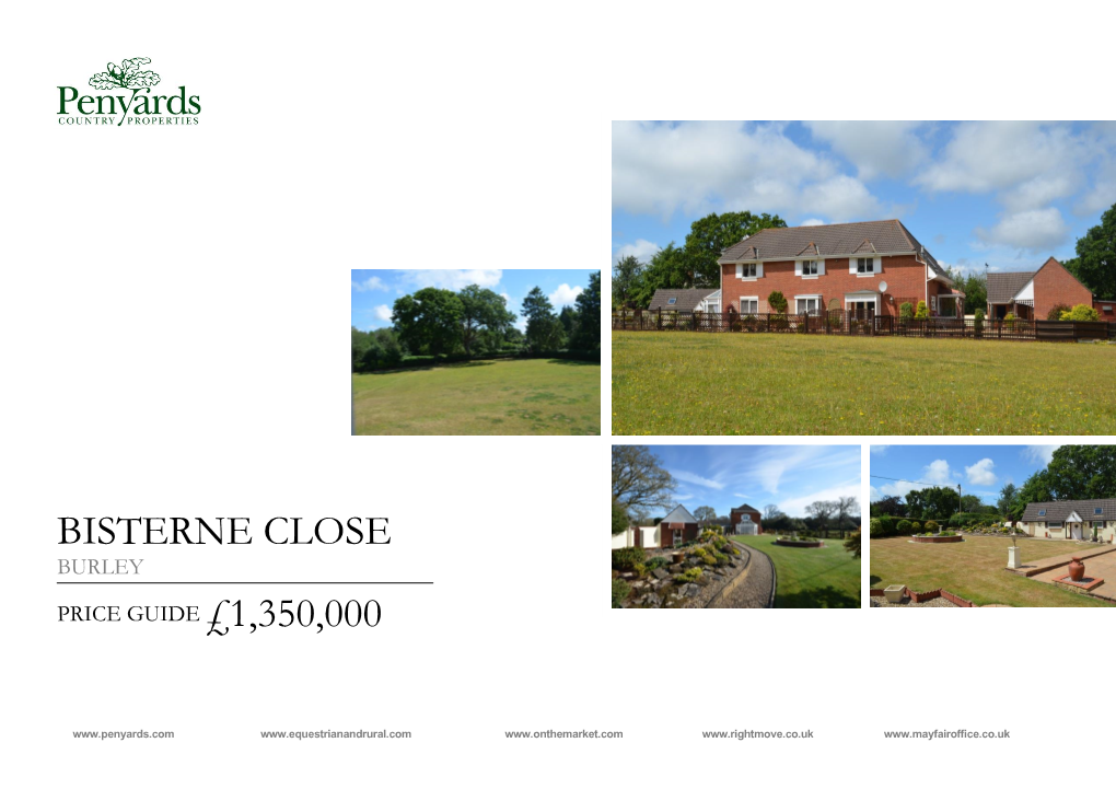 Bisterne Close Burley Price Guide £1,350,000