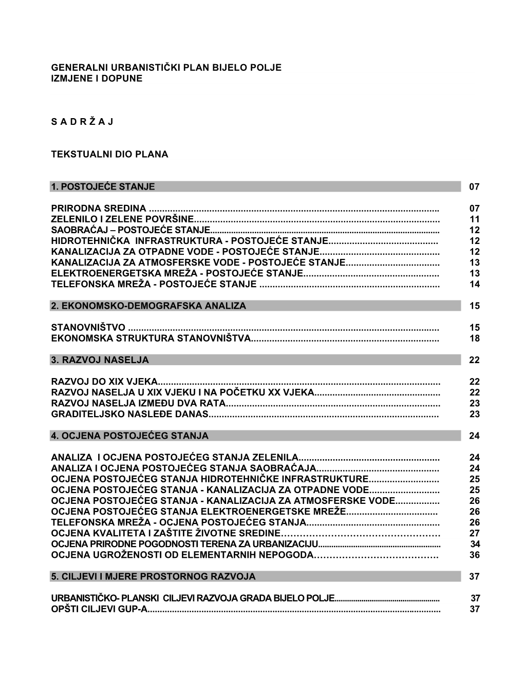 Poglavlje a • PRIRODNA SREDINA