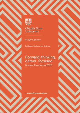 Forward-Thinking, Career-Focused Student Prospectus 2020