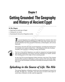 The Geography and History of Ancient Egypt