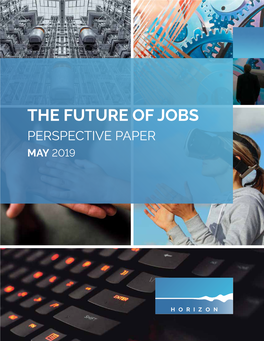 The Future of Jobs: Perspective Paper