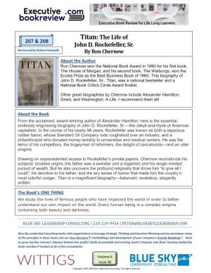 Titan: the Life of John D. Rockefeller