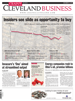 Insiders See Slide As Opportunity to Buy Officers, Directors Snatch up Shares Before and Amid Last Week’S Gyrations
