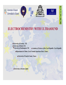 Electrochemistry with Ultrasound
