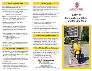 2019-20 Campus Moped Rules and Parking