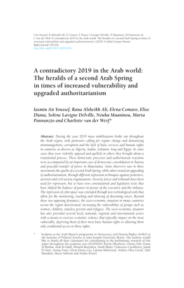 A Contradictory 2019 in the Arab World
