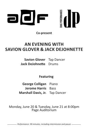 An Evening with Savion Glover & Jack Dejohnette