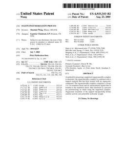 (12) United States Patent (10) Patent No.: US 6,933,353 B2 Wan 45) Date of Patent: Aug