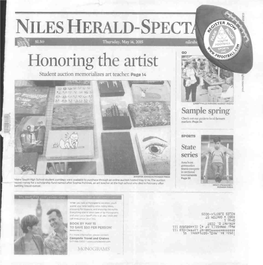 Honoring the Artist Student Auction Memorializes Art Teacher.Page 14