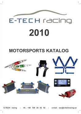1 Motorsports Katalog