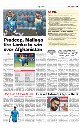 Kohli AFP Able Future,” Cricket South Af- Ence at the Ageas Bowl