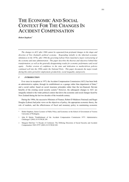 Looking Back at Accident Compensation
