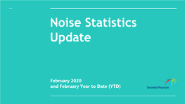 Noise Statistics Update
