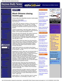 DDN | Black Ohioans Closing Income Gap